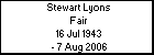Stewart Lyons Fair