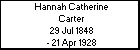 Hannah Catherine Carter