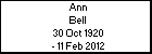 Ann Bell