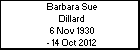 Barbara Sue Dillard