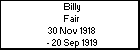 Billy Fair