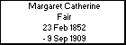 Margaret Catherine Fair