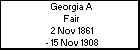 Georgia A Fair