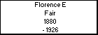 Florence E Fair