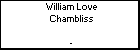 William Love Chambliss