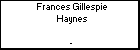 Frances Gillespie Haynes