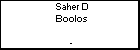 Saher D Boolos