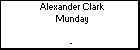 Alexander Clark Munday