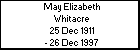 May Elizabeth Whitacre