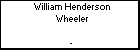 William Henderson Wheeler