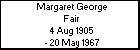 Margaret George Fair