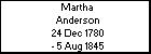Martha Anderson