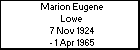 Marion Eugene Lowe