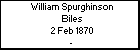 William Spurghinson Biles