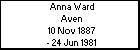 Anna Ward Aven