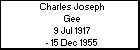 Charles Joseph Gee