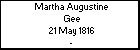 Martha Augustine Gee