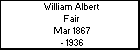 William Albert Fair