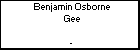 Benjamin Osborne Gee