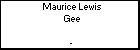 Maurice Lewis Gee