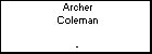 Archer Coleman