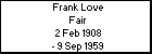 Frank Love Fair