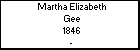 Martha Elizabeth Gee
