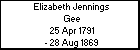Elizabeth Jennings Gee