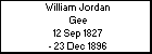 William Jordan Gee