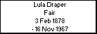 Lula Draper Fair